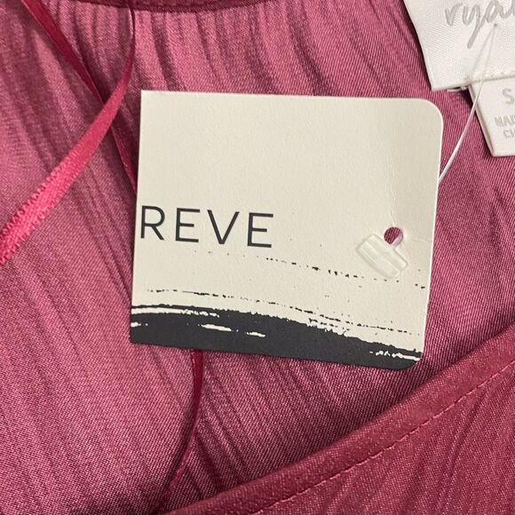 NWT Evereve Roan + Ryan Tallulah Holiday Midi Dress in Burgundy Wine Size Small - Picture 11 of 15